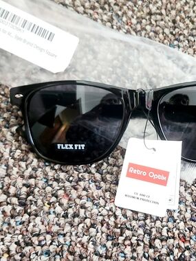 Men's Black Flex Fit Sunglasses